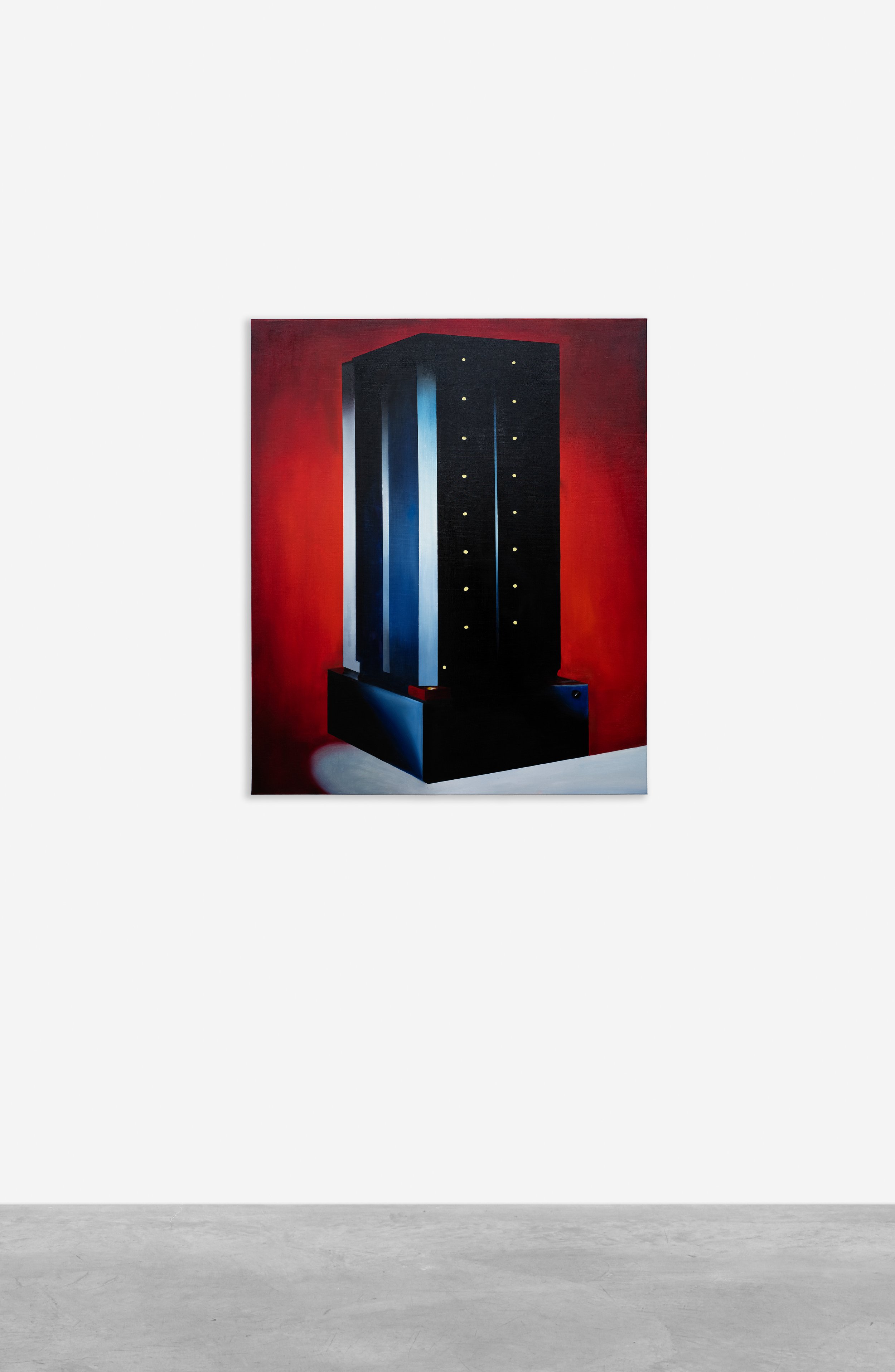 Tan Mu, Checkmate, 2022. Oil on linen, 91 x 76 cm.