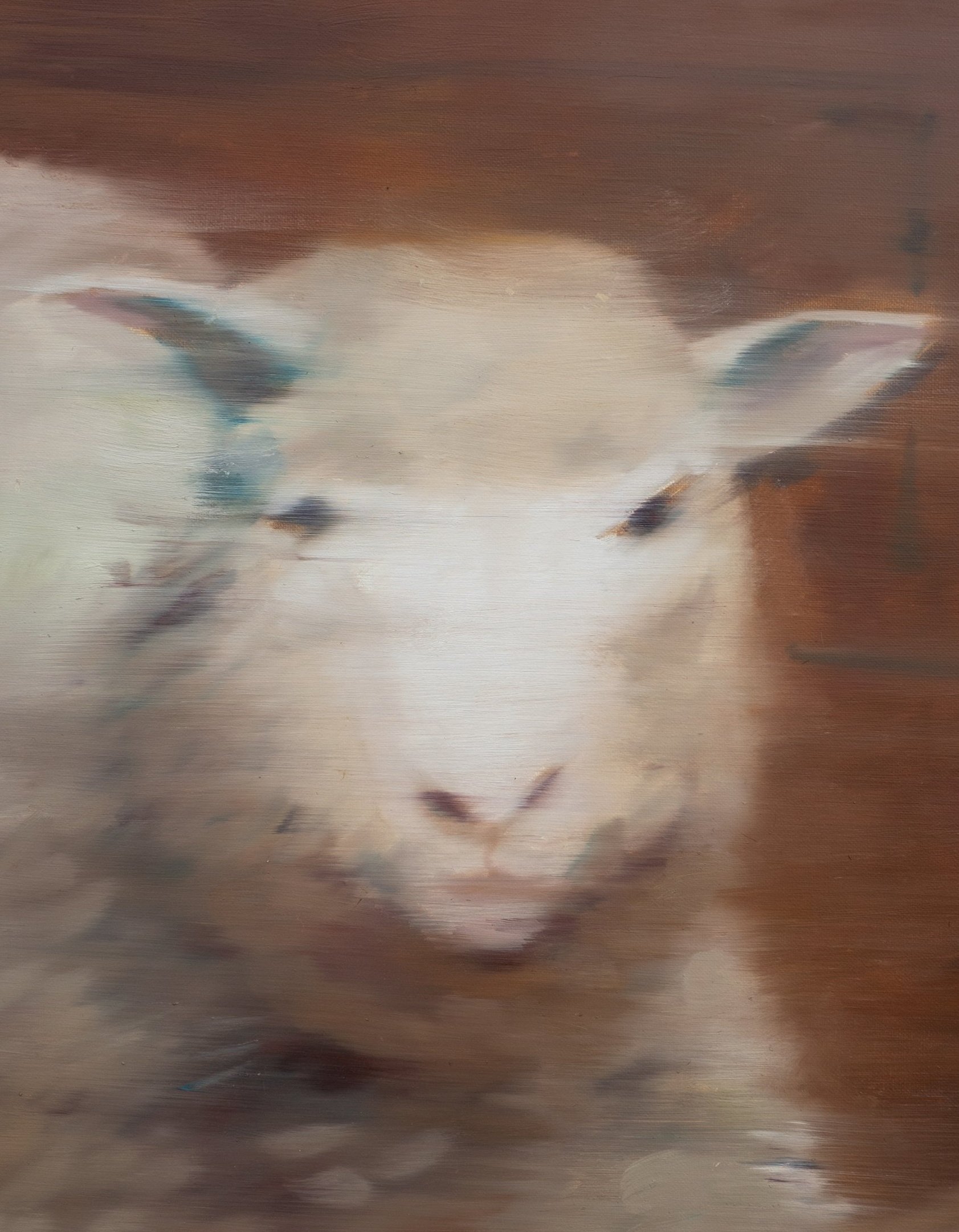 Tan Mu, Dolly, 2021. Oil on linen, 61 x 45.7 cm.