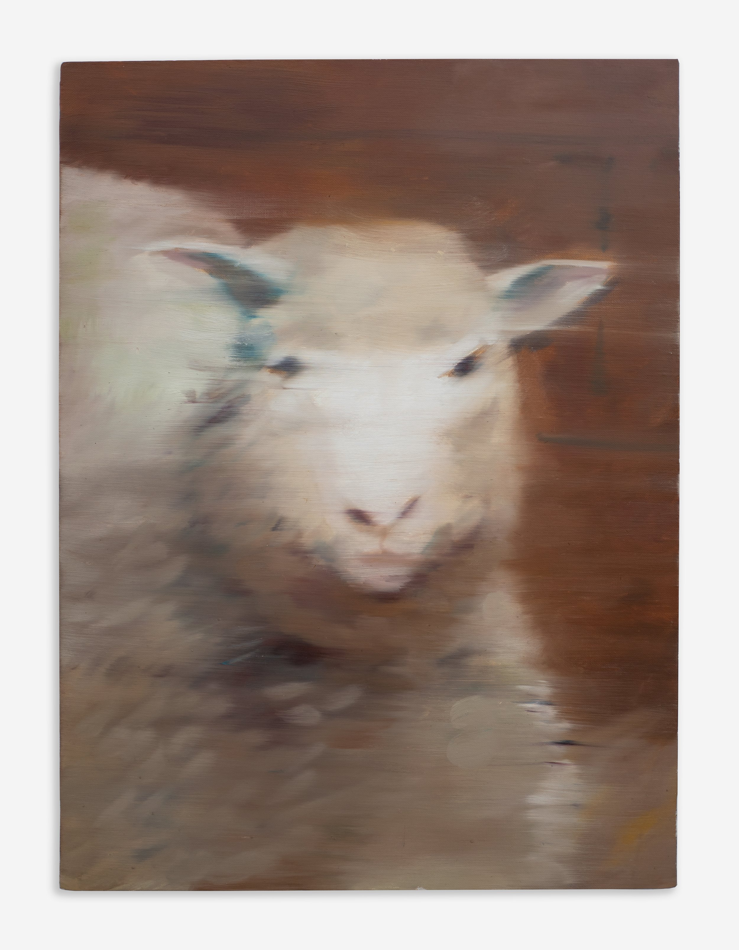 Tan Mu, Dolly, 2021. Detail of blurred face.