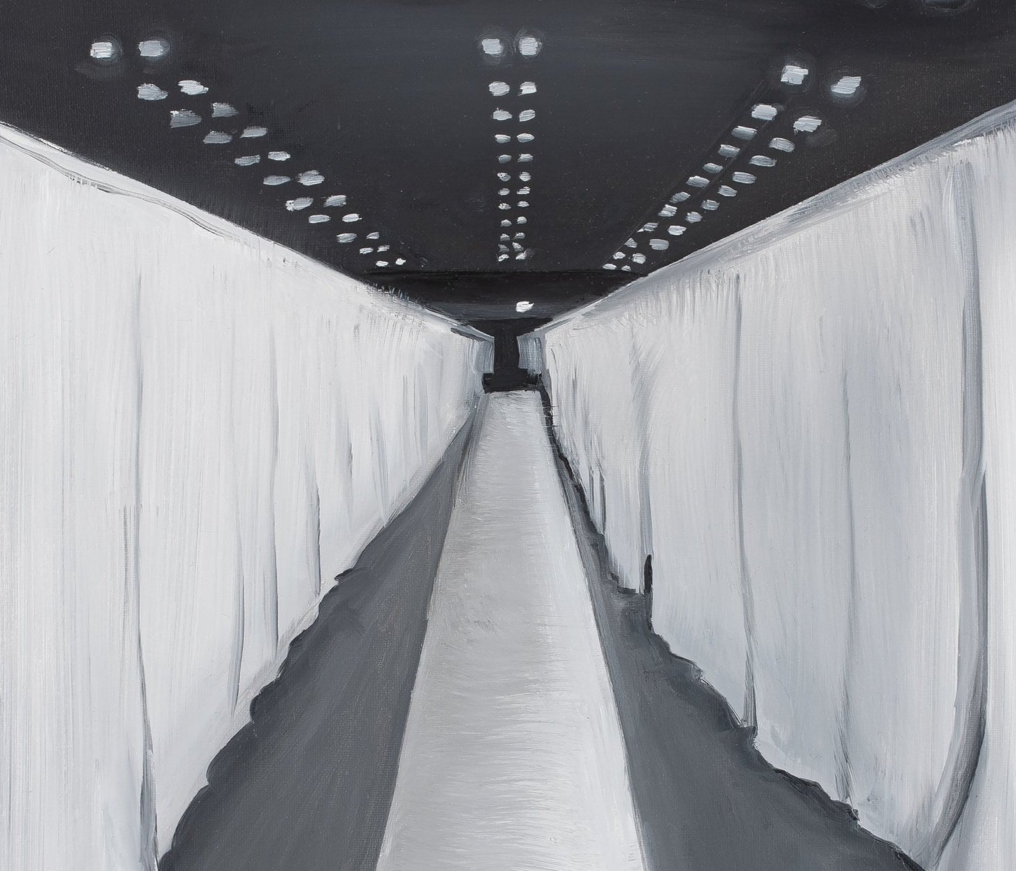 Tan Mu, Isolation, 2020. Oil on linen, 51 x 61 cm.