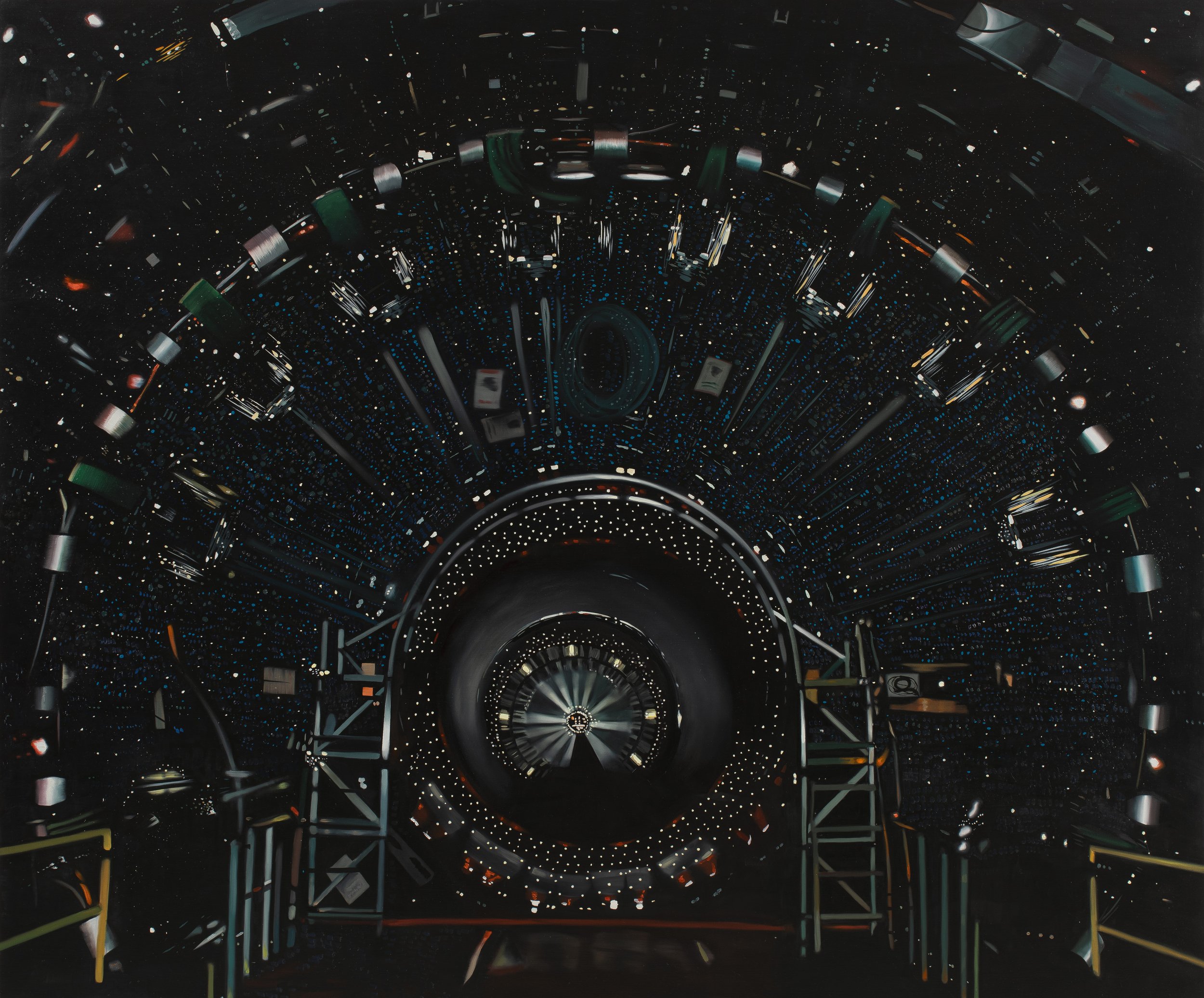 Tan Mu, Large Hadron Collider, 2023, installation view Frieze London