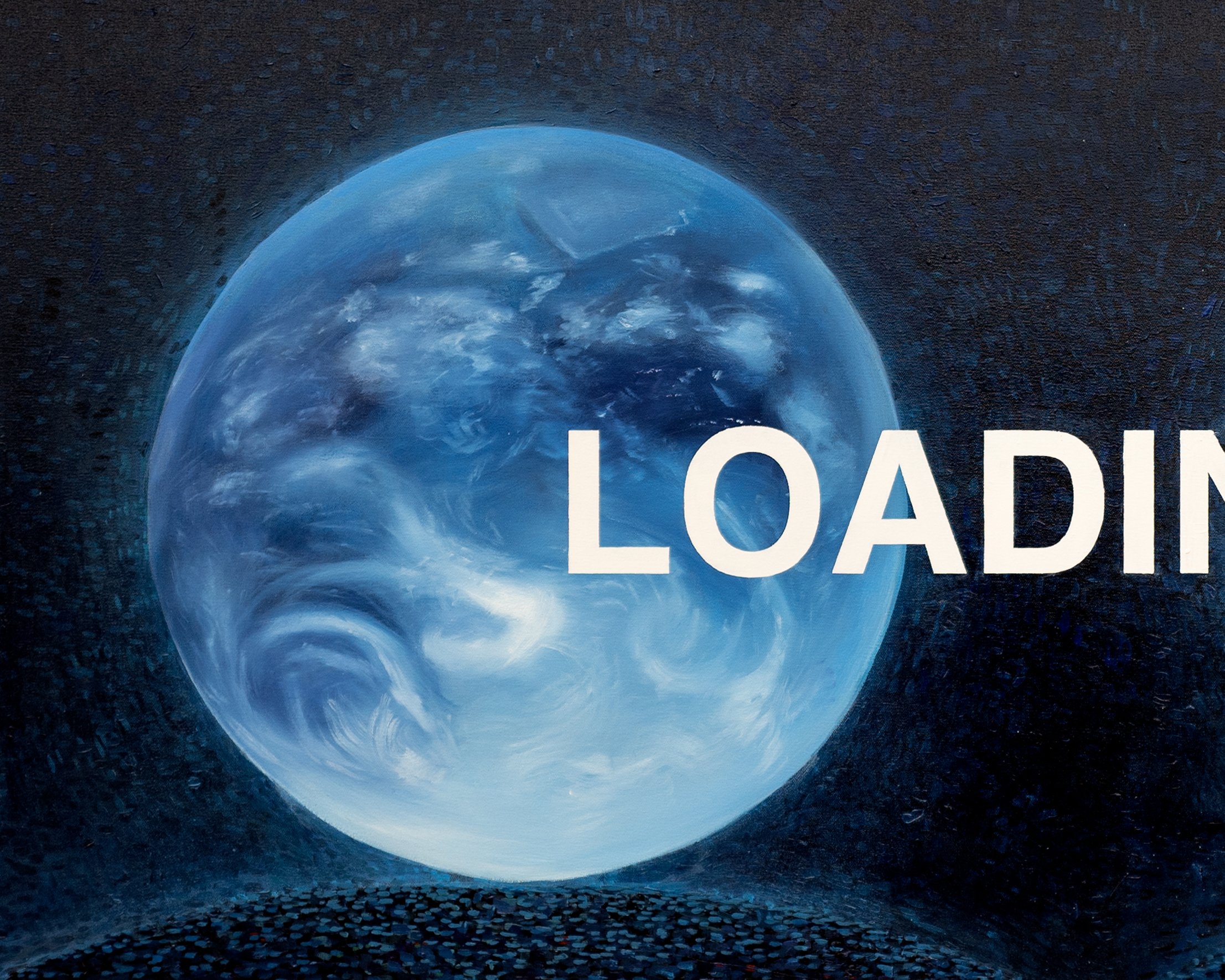 Detail view of Tan Mu, LOADING..., 2019.