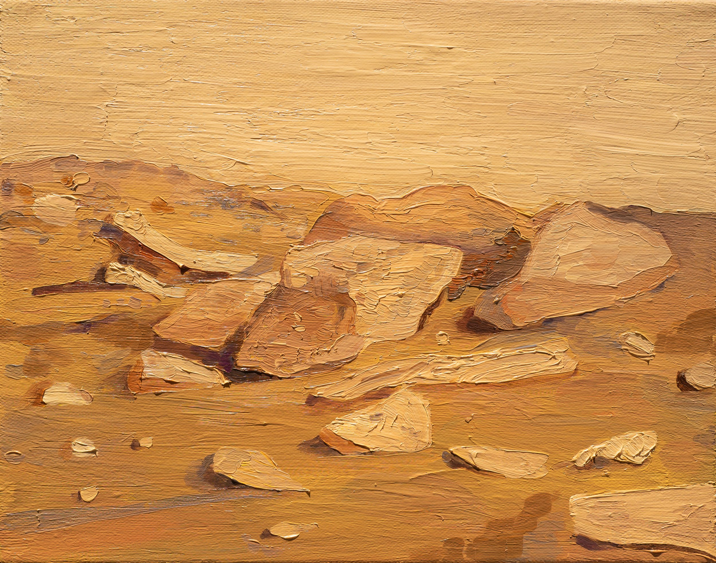 Tan Mu, Mars 03, 2025, detail of surface texture