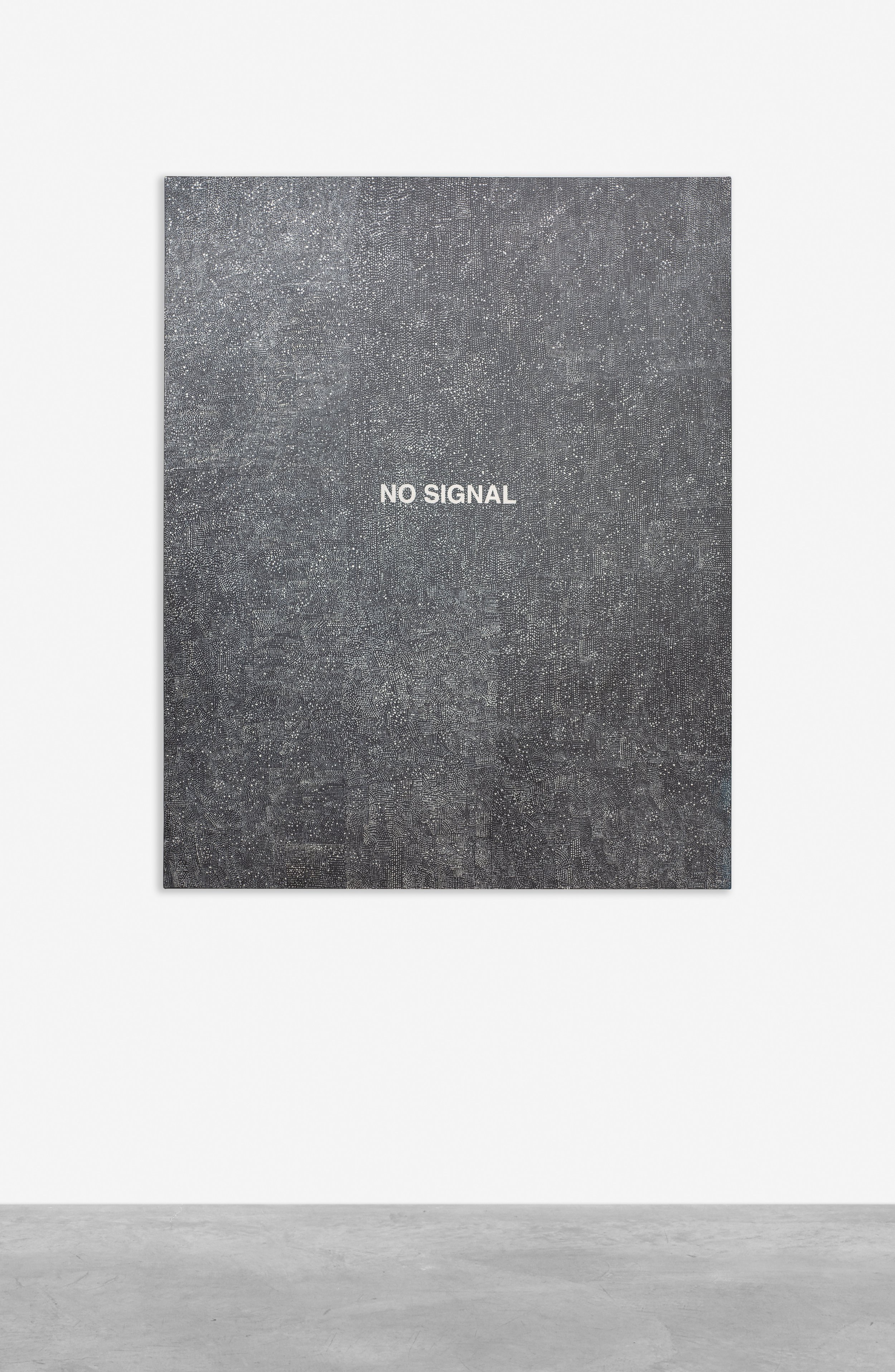 Tan Mu, No Signal, 2019. Oil on canvas.