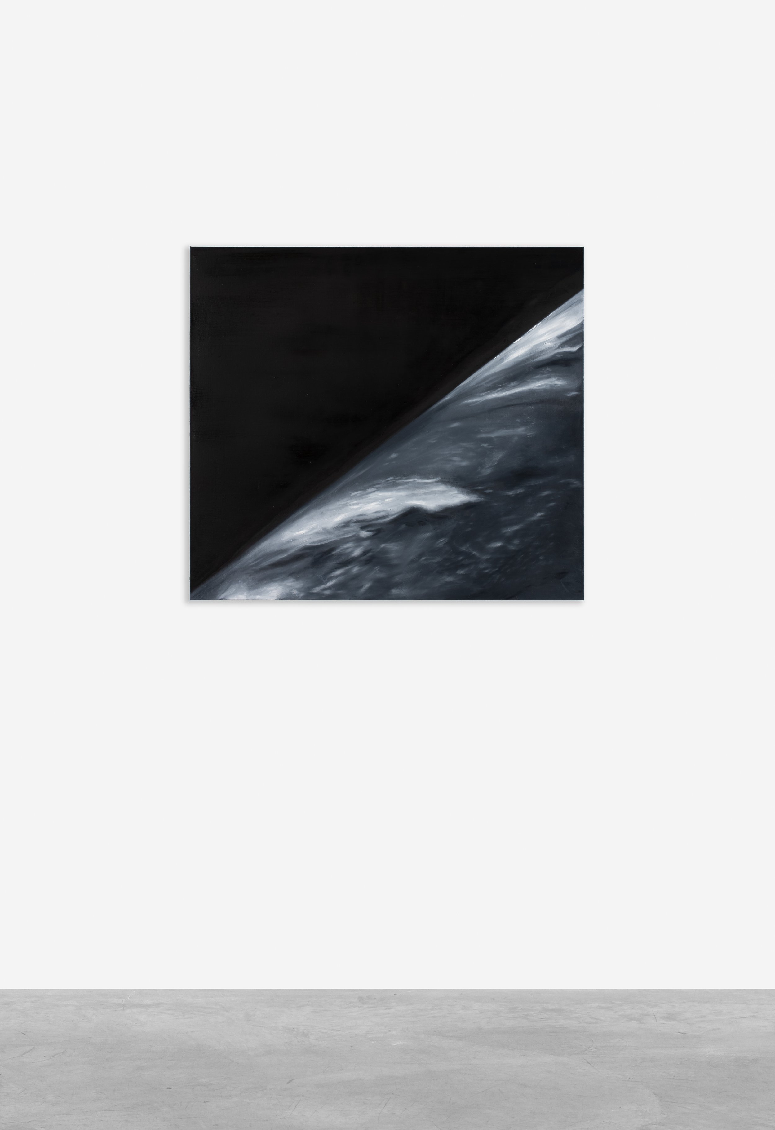 Tan Mu, Peek, 2021. Oil on linen, 91 x 102 cm.