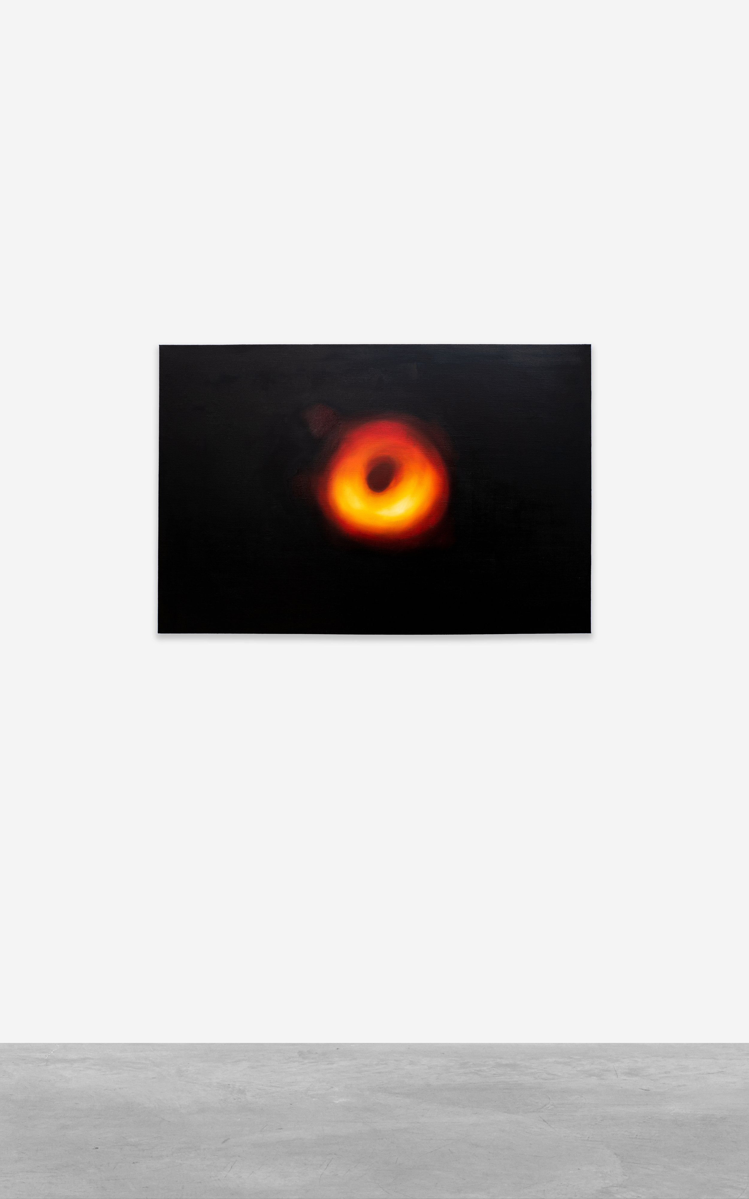 Tan Mu, Powehi, 2022. Detail of the accretion disk.