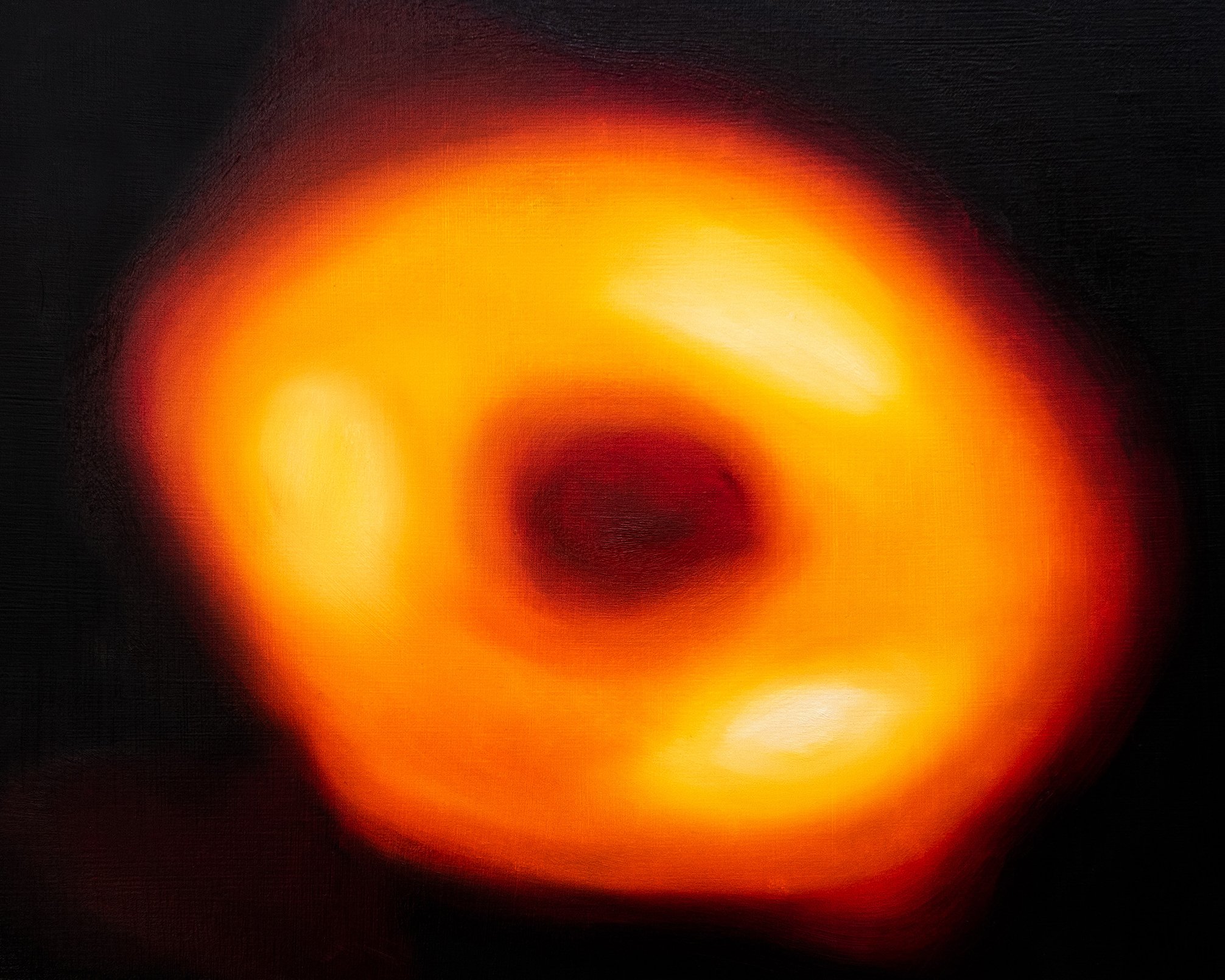 Tan Mu, Sagittarius A*, 2022. Oil on linen.
