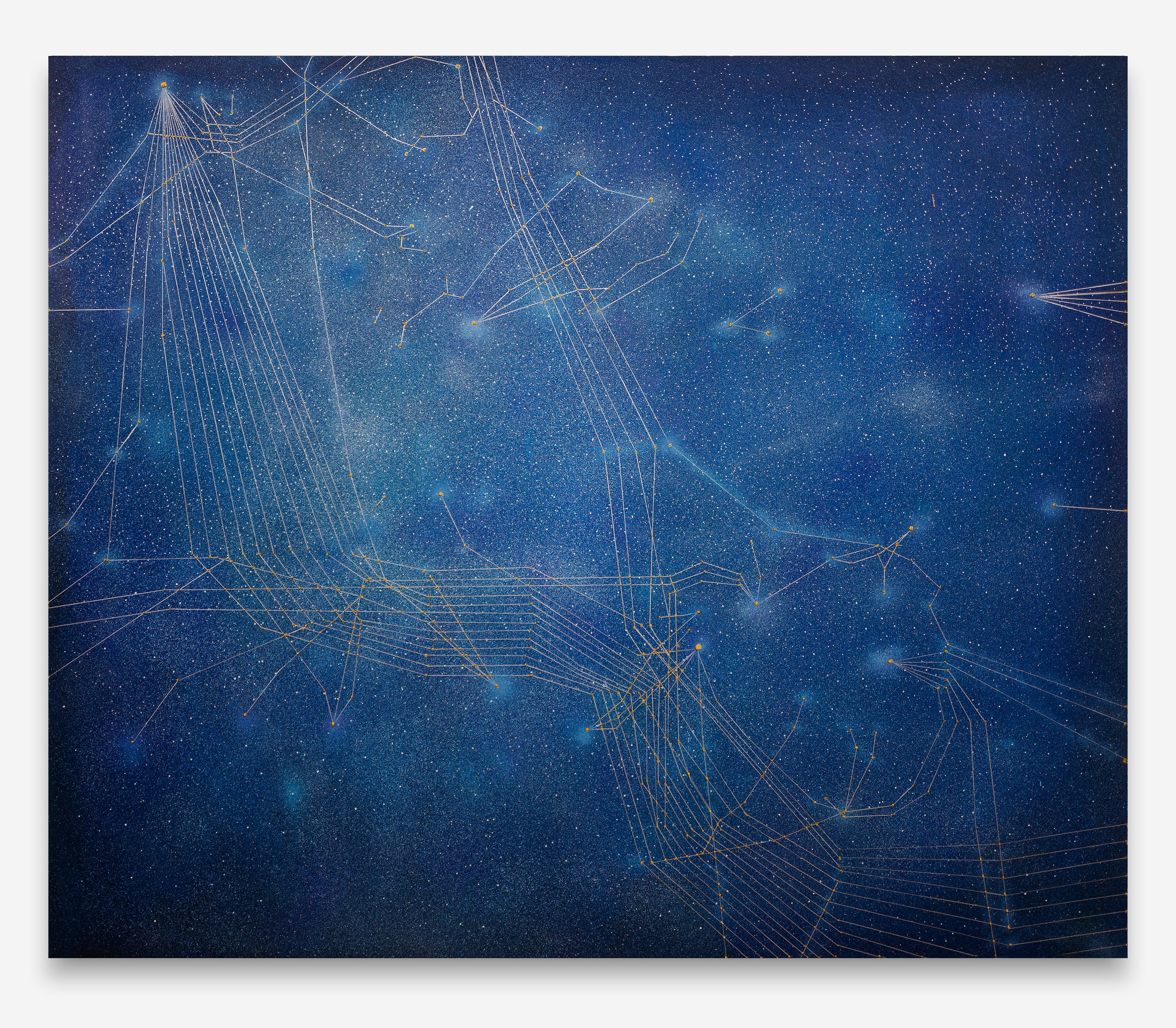 Detail of Signal: Submarine Network 08 (Italy), showing the convergence of cable routes at Sicily and Malta