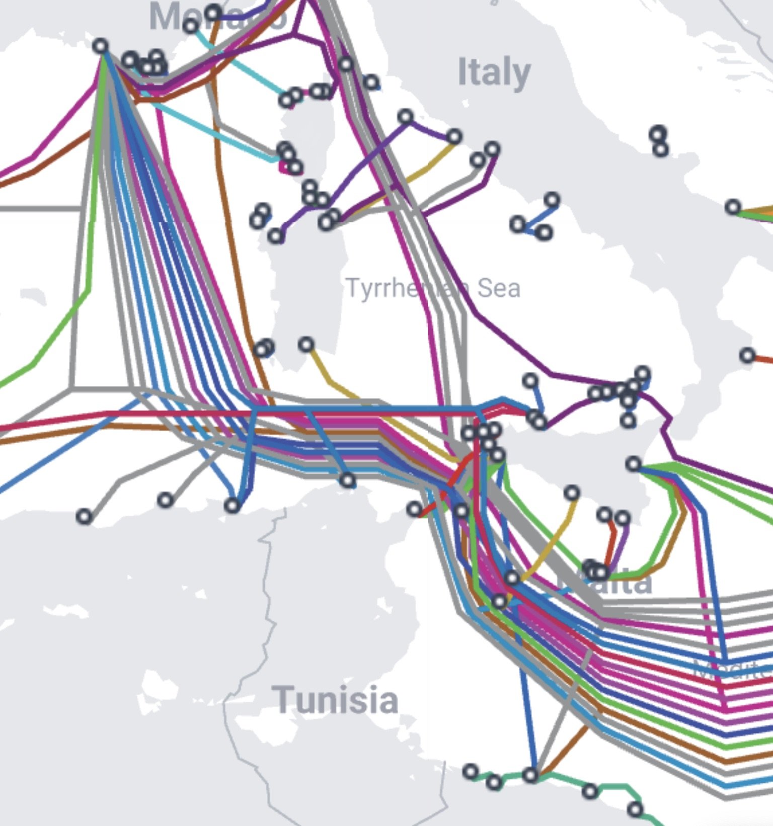 Tan Mu, Signal: Submarine Network 08, 2025, full view