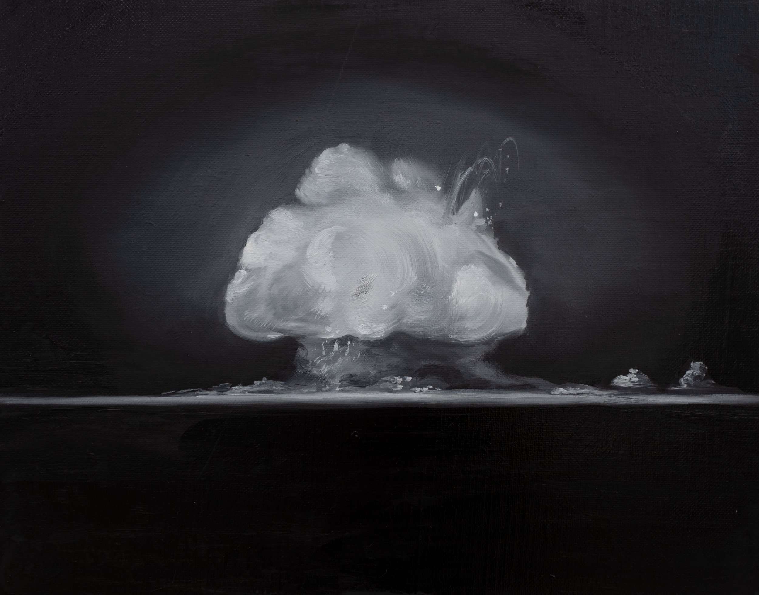 Detail of TRINITY TESTING showing the billowing column form