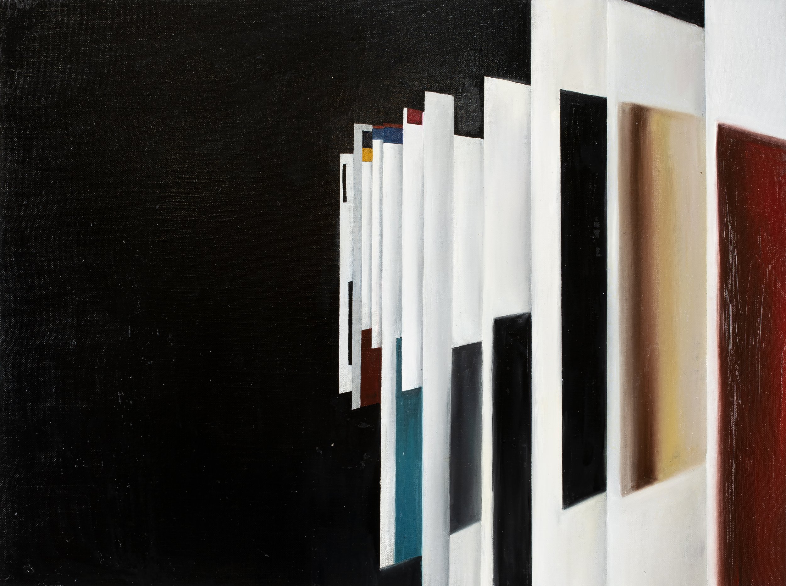 Tan Mu, Web (2021), detail of color panels